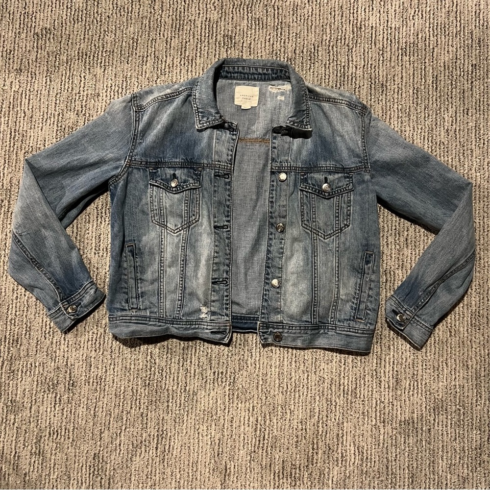 American Eagle Outfitters Blue Denim Jacket